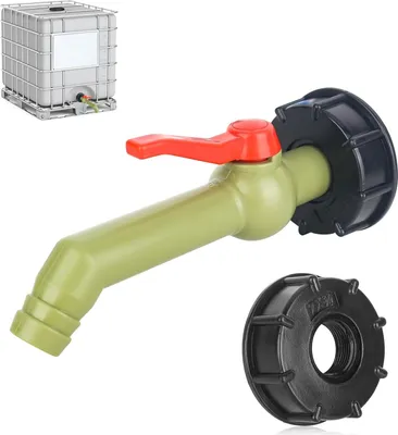 Obrázek produktu pro IBC vypouštěcí ventil – kulový ventil pro IBC nádrž – 1 palec