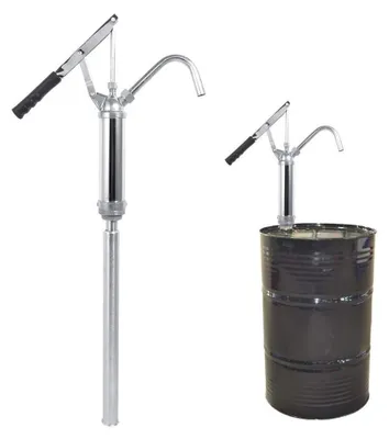 Immagine prodotto di Pompa telescopica manuale - Pompa per il trasporto di liquidi - Pompa manuale per fusti di olio - 20 litri/minuto - Adatta per benzina e diesel - 46-91,5 cm