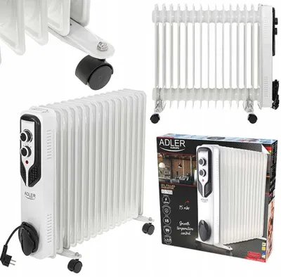 Produktbild von Ölkühler (15 Lamellen) 2500W ADLER AD 7819