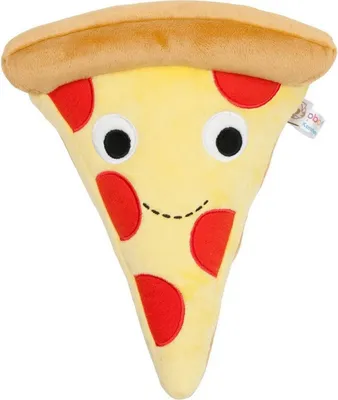Produktbild von Yummy World - Plüsch-Spielzeug "Cheezy Pie", Pizza BN6169 (M) (Gelb/Rot)
