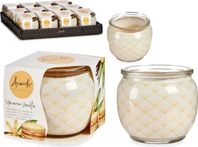 Productafbeelding van 12 geurkaarsen in glas - Vanilla Maracoon