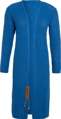 Produktbild von Knit Factory Luna Lange Strickjacke - Cobalt - 36/38
