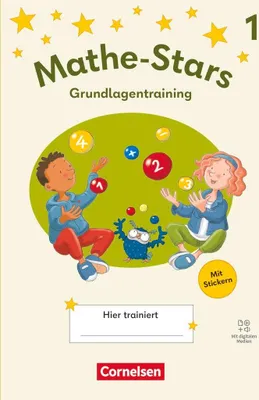 Produktbild von Mathe-Stars 1. Schuljahr - Grundlagentraining - Ausgabe 2025 - Übungsheft