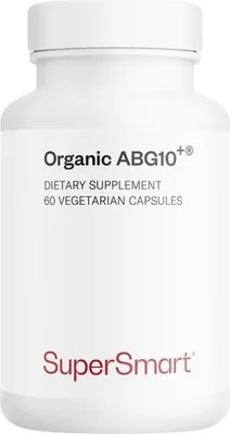 A white bottle of dietary supplement.