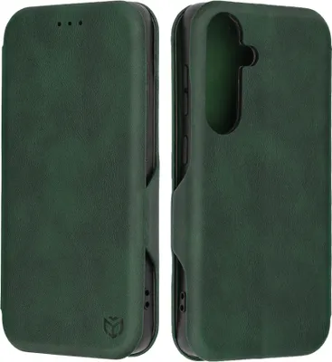 Obrázek produktu pro Techsuit Safe+ Book Wallet flipový kryt pro Samsung Galaxy S24 - tmavě zelený