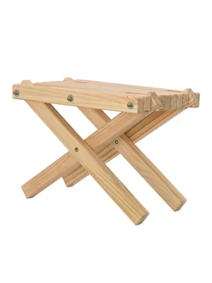 Produktbild von holz4home® Skandinavischer Tisch aus massivem Kiefernholz I Tisch Beistelltisch für Sitzgruppe I Außentisch Holz Kaffeetisch