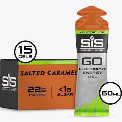 Produktbild von Science in Sport GO Energy + Electrolyte Gel Salted Caramel 15 x 60 ml