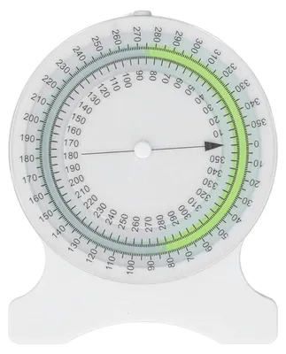Obrázok produktu pre Inklinometer pre fyzioterapiu, bez bublín, presné merania, vhodný pre študentov aj profesionálov, zelený