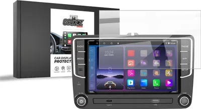 Produktbild von Keramische Autodisplayfolie für 2DIN 7" Volkswagen Skoda Seat, Grizz Protector