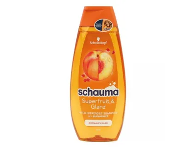 Obrázok produktu pre Schwarzkopf Schauma Frucht & Vitamin Shampoo, 400 ml, Šampón, Ženy, Normálne vlasy, Všetky farby, Čistiaci, Lesk