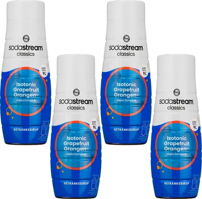 Image de Sirop isotonique SodaStream 440ml, 4 pièces
