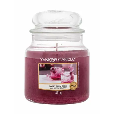 Produktbild von Yankee Candle Sweet Plum Sake, Rund, Pink, Sake, 75 h, 1 Stück(e)