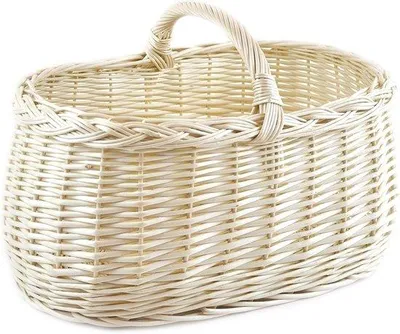 Produktbild von Famanu Einkaufskorb aus Rattan - stabile Tragetasche