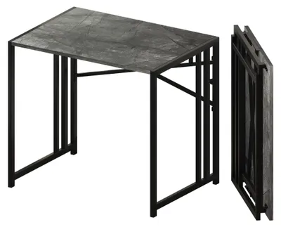 Immagine prodotto di Omgoods - Scrivania pieghevole da 83 cm, ideale per piccoli spazi