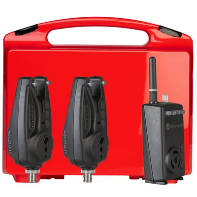 Produktbild von Carp Sounder AGE pro Set 2 Bissanzeiger + Receiver + Koffer - Set