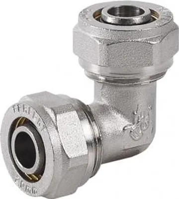 Image de Perfexim | Coude PEX 16/16 - 16 mm - Résistant à 10 bar - Installation facile et durable
