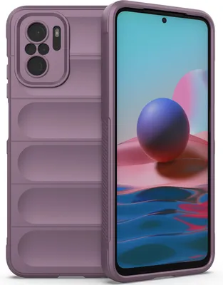 Immagine prodotto di Custodia Redmi Note 10, Custodia protettiva in silicone TPU morbido antiurto per Xiaomi Redmi Note 10 4G/Note10S Viola