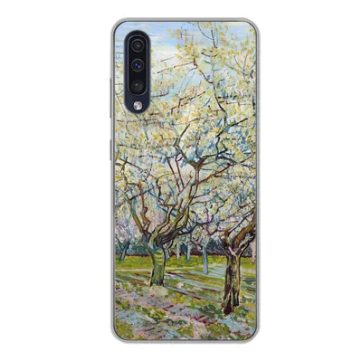 Produktbild von MuchoWow® Handyhülle Schutzhülle Hülle für Samsung Galaxy A50 Blühender Obstgarten - Vincent van Gogh Silikon Softcase Handy Hülle - Mobiltelefonhülle