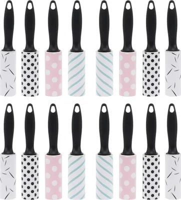 Produktbild von 16er Set Fusselroller 34 Blatt Pro Rolle Fusselentferner Tierhaarentferner Kleiderroller Fussel Flusen Entferner