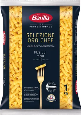 Produktbild von 9x Pasta Barilla - Selezione ORO CHEF - Fusilli 98 - 1kg - Italienische Nudeln