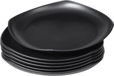 Produktbild von Leichte Platten 6er Pack 24,1 cm Dinner Platten für BBQ RV Picknick Camping Bruchfest PP-Platte für Kinder und Erwachsene Leichtgewichtige Kunststoffplatten Mikrowellgeeignet