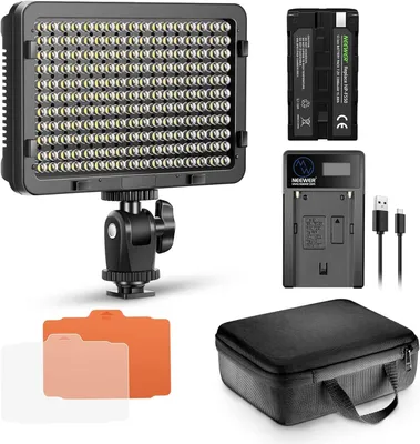 Productafbeelding van 176 LED-Videolamp - Videolicht - LED-Paneel - Daglichtlamp - Fotolamp - Dimbaar 10-100%