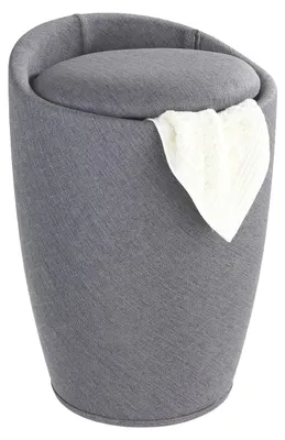 Immagine prodotto di WENKO Sgabello per sedile da bagno CANDY 20L Mobili per WC Sacchetto raccoglitore per biancheria Look