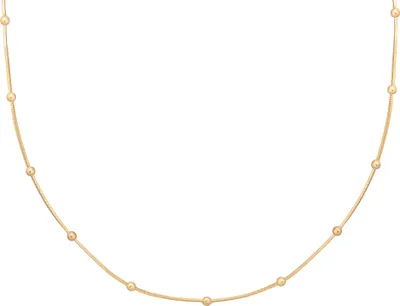 Produktbild von cai Collier 925/- Sterling Silber 38+5cm gelb ohne Stein 360252596-43-1