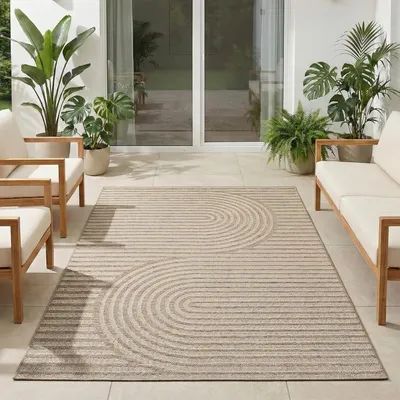 Zdjęcie produktu dla Carpetsale24 Dywan Zewn?trzny Wodoodporny i Odporny na UV Idealny do Kuchni na Balkon Taras Ogród i Salon, Rozmiar: 240x340 cm