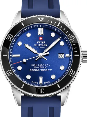 Produktbild von Swiss Military SM34088.08 Diver Quarz Herrenuhr 42mm 20ATM