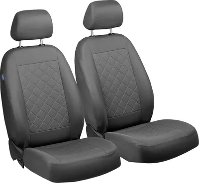 Produktbild von Zakschneider Graue Karomuster Sitzbezüge für VOLKSWAGEN POLO Vorne Sitzbezüge