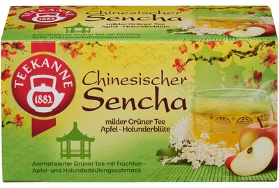 Obrázek produktu pro Čajová konvice Chinese Sencha Mild Green Tea Apple Elderflower 35g