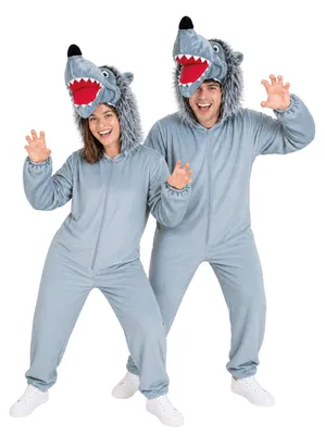 Produktbild von Wolf Kostüm, F49, Wolfskostüme Erwachsene Männer Karnevalskostüme