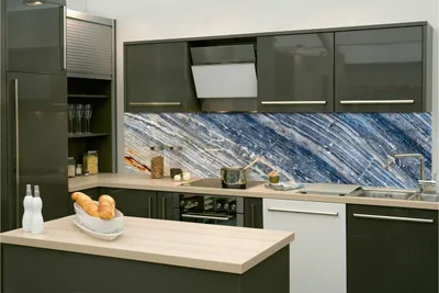 Obrázek produktu pro Fototapeta do kuchyně - Žíhaný mramor 260 x 60 cm - Samolepicí fólie