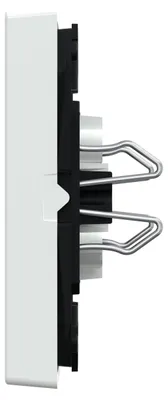 Produktbild von Schneider Electric Merten Doppelwippe mit Kontrollfenster, aktivweiss glänzend, System M, Artikelnummer MEG3420-0325