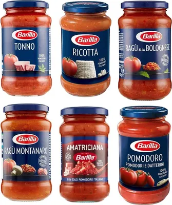 Produktbild von Testpaket Barilla pastasauce tomatensauce Fertige Saucen aus italien 6 x 400g