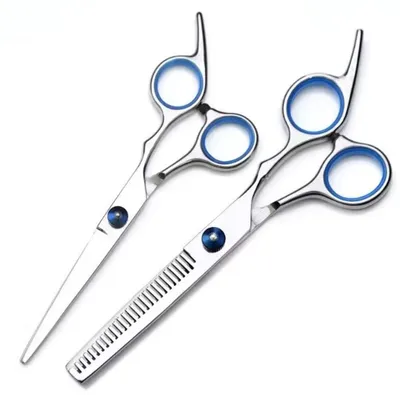 Produktbild von Friseurscheren-Set – Friseurschere – Schere – Effilierschere – Spitzschere – 2-teilig – Friseur-Set aus Edelstahl – Ergonomisch – CHPN