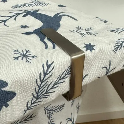 Produktbild von 8 Stück Tischtuchklammern aus Metall Tischdeckenklammern Tischklemme Klammern