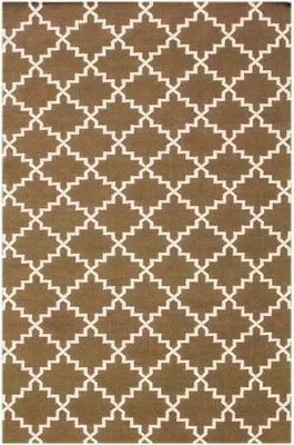 Productafbeelding van Kelim vloerkleed, bruin (155x240 cm)