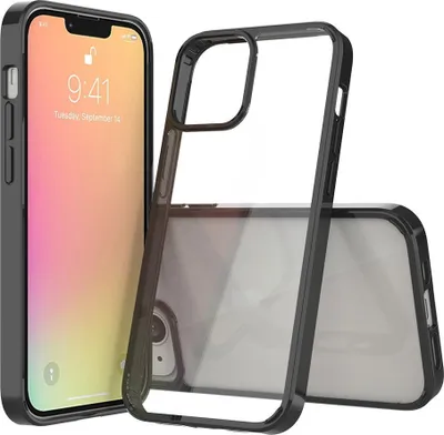 Produktbild von Mobigear Crystal iPhone 13 Hülle Hardcase Backcover - Schwarz