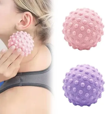 Produktbild von Spiny Massage Ball Set, 2 Stück, 5 cm, für Fußmassage, bei Plantarfasziitis
