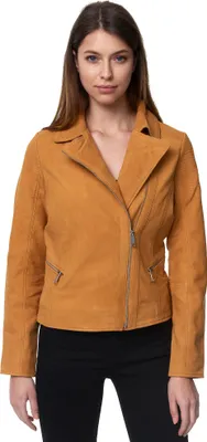 Produktbild von Tazzio Damen Lederjacke F500 (Gelb, M)