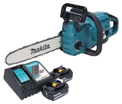 Immagine prodotto di Makita DUC 357 RF2X3 Motosega a batteria 18 V 35 cm brushless + 2x batteria 3,0 Ah + caricabatteria