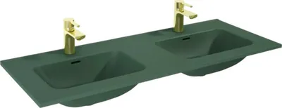 Produktbild von Jungborn Möbelwaschtisch 1210 x 460 mm forrest grün matt