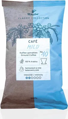 Produktbild von Tchibo Cafe Classic Mild - 500g Kaffee gemahlen, Filterkaffee