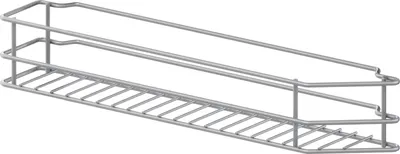 Produktbild von Vauth-Sagel VS SUB Side Drahtkorb Classic 45° links - Set für Küchenunterschränke mit KB 150mm - Korb aus feinmaschigem Drahtgitter, Stahl pulverbeschichtet silberfärbig