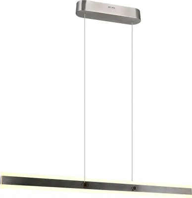 Produktbild von Trio 331210107 Arcola LED Pendelleuchte 36W dimmbar Nickel Matt CCT einstellbare Lichtfarbe