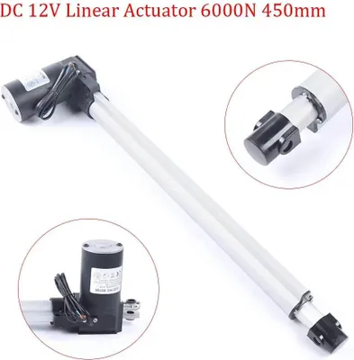 Immagine prodotto di Attuatore lineare - Elettrico - Corsa 450 mm - Alta velocità - Durevole - Per industria, robotica, casa e ufficio - Argento