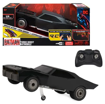 Produktbild von Spin Master - DC - Batman Movie - Turbo Boost Batmobil