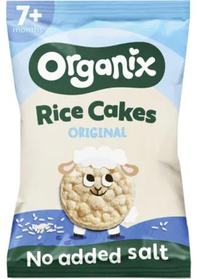 Produktbild von Organix Reiswaffeln Original 7m+ 40g – Knuspriger, natürlicher Babysnack